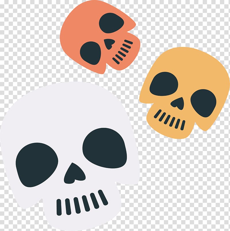 Skull Human skeleton u9ab7u9ac5, Color Skull Pattern transparent background PNG clipart