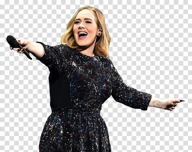 Adele Live, Singer cartoon transparent background PNG clipart