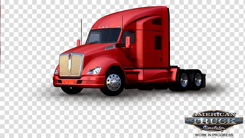 American Truck Simulator Model car Commercial vehicle Automotive design, car transparent background PNG clipart