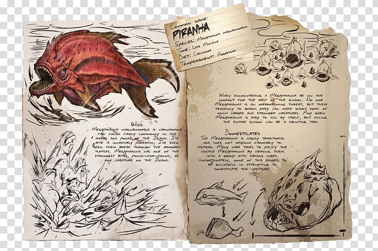 ARK: Survival Evolved Parasaurolophus Megapiranha paranensis Xbox One, others transparent background PNG clipart