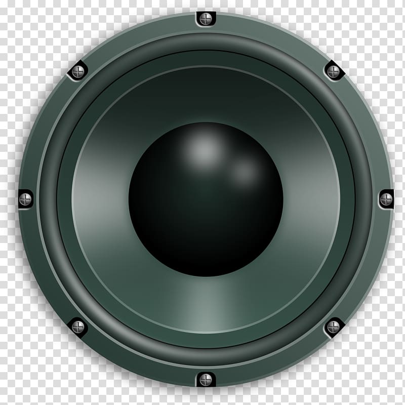 Audio speakers transparent background PNG clipart