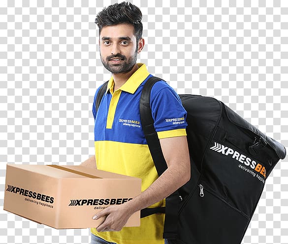 Xpressbees Courier Logistics Delivery Alibaba Group, Delivery boy transparent background PNG clipart