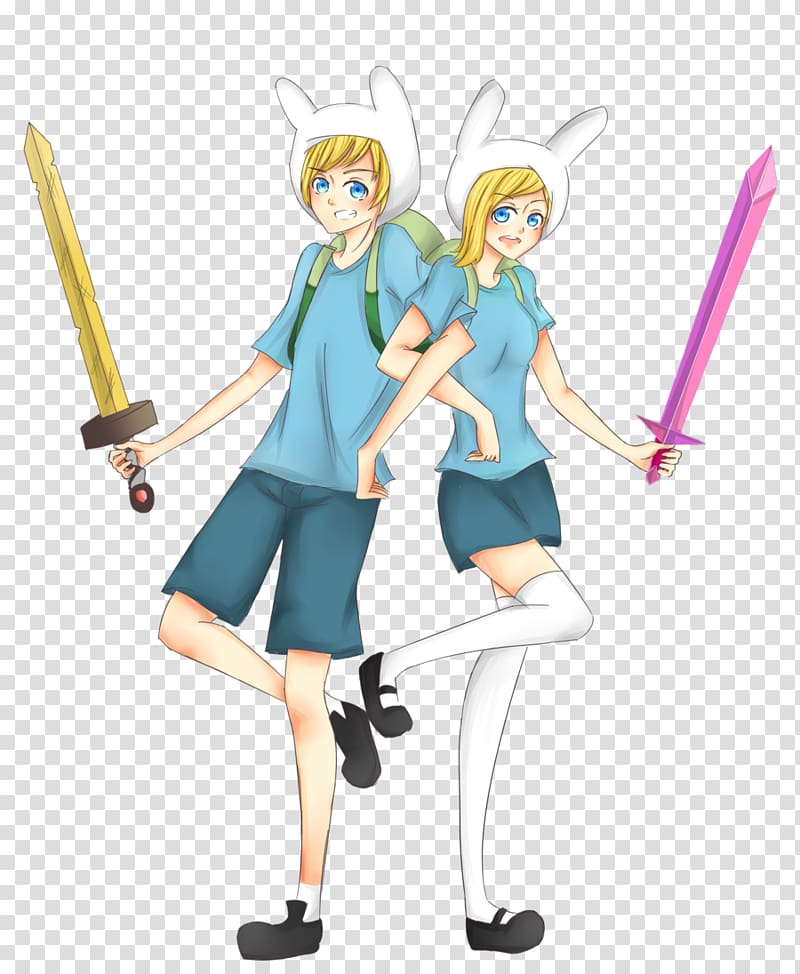 Finn the Human Fionna and Cake Jake the Dog Drawing Anime, dynamic fashion color shading background transparent background PNG clipart