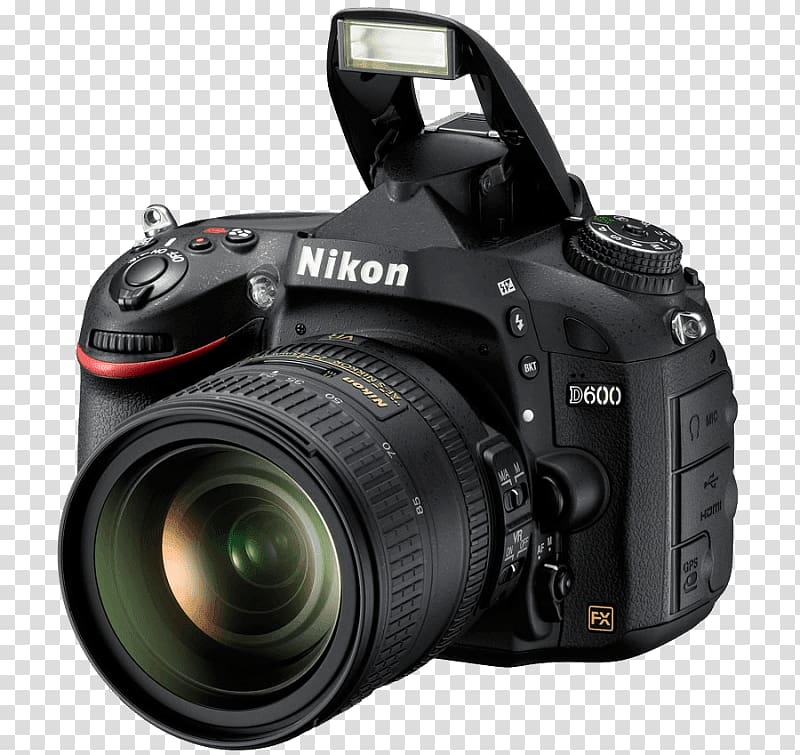 Nikon D610 Canon EOS Digital SLR Single-lens reflex camera, Camera transparent background PNG clipart