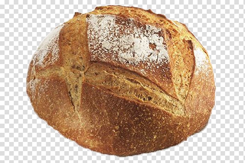 Sourdough Rye bread Graham bread Soda bread Bakery, bread transparent background PNG clipart