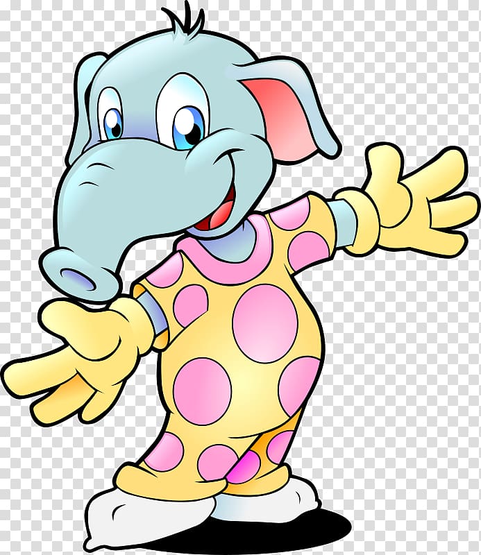 Pajamas Child , elephant rabbit transparent background PNG clipart