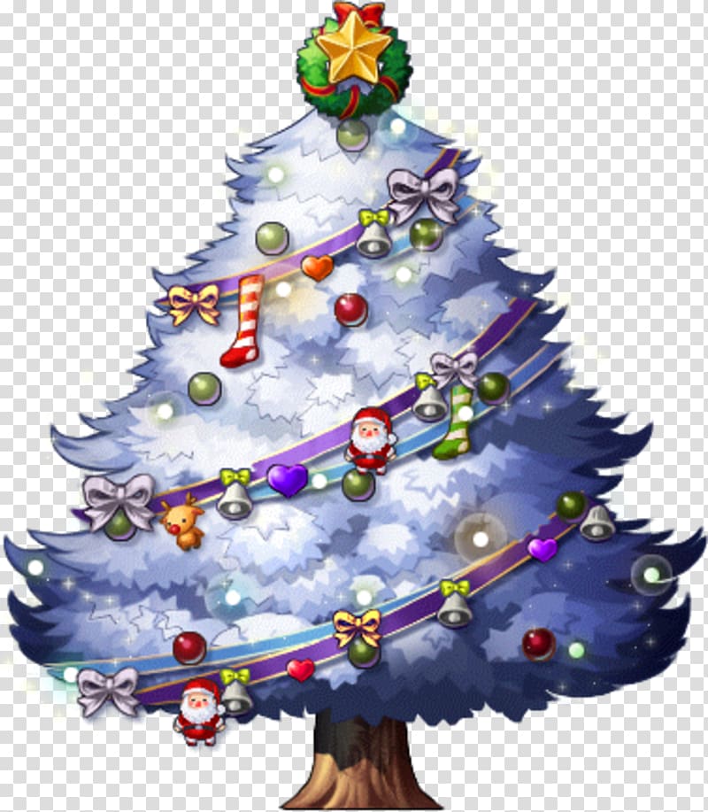 Christmas tree Christmas ornament MapleStory Bethlehem, christmas tree transparent background PNG clipart
