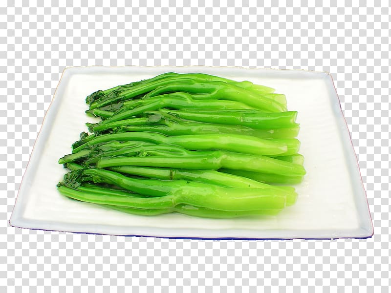 Chinese broccoli Vegetable Stir frying Kale Food, Sautéed Kale transparent background PNG clipart