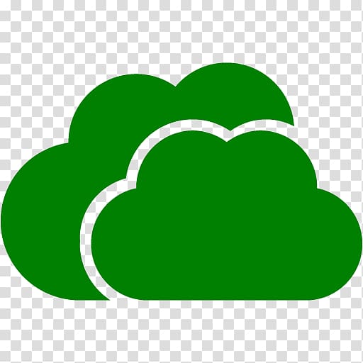 Cloud computing Information technology Computer Icons Computer network, green cloud transparent background PNG clipart