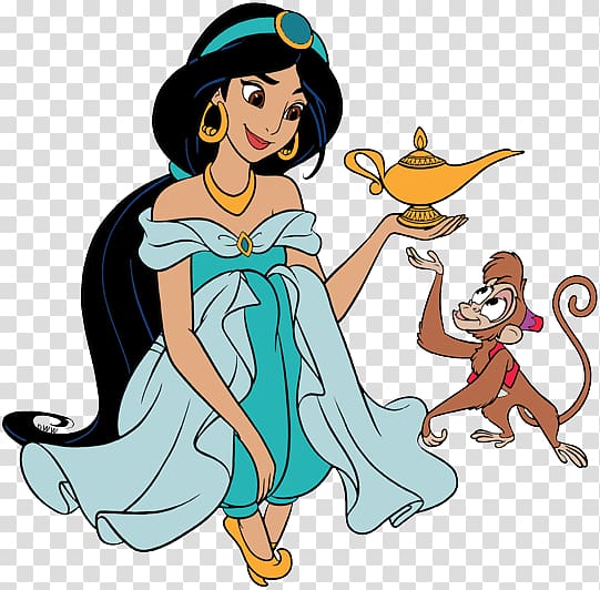 Aladdin Princess Jasmine Abu Genie , aladdin transparent background PNG clipart
