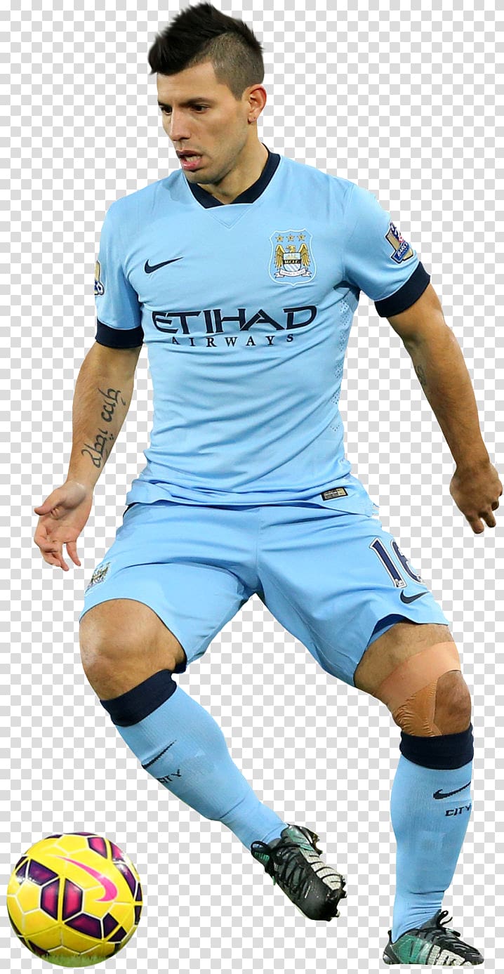 Sergio Agüero Jersey Sport Football Manchester City F.C., football transparent background PNG clipart