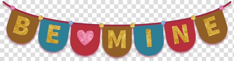 Valentines Day Garland Bunting Euclidean , Pull color flag transparent background PNG clipart