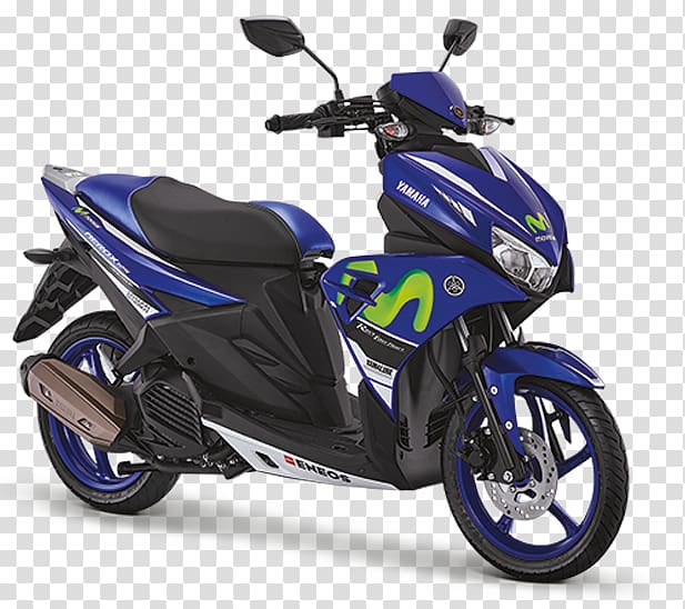 Movistar Yamaha MotoGP Yamaha Motor Company Jakarta Fair Motorcycle Yamaha Aerox, motorcycle transparent background PNG clipart