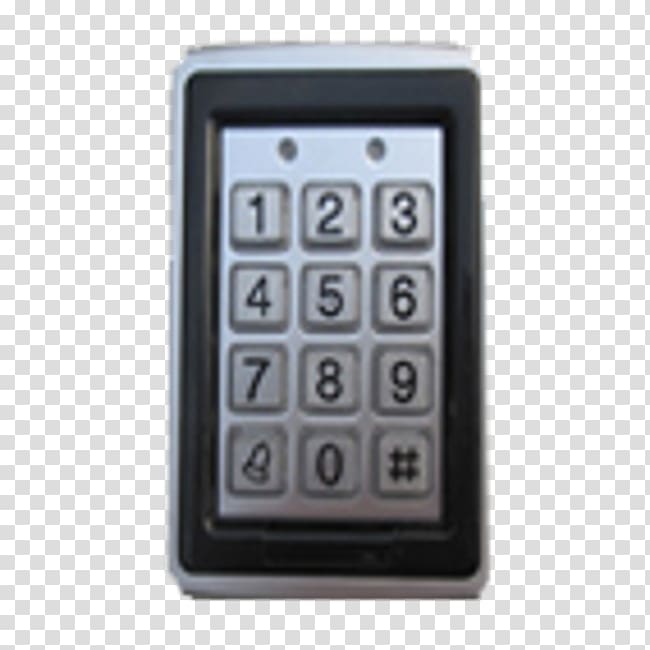 Numeric Keypads Access control Computer keyboard Proximity card Security, keypad transparent background PNG clipart