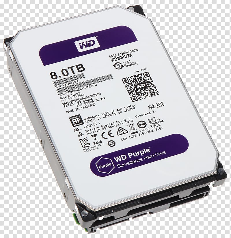 Hard Drives Data storage Western Digital Serial ATA Disk storage, hard drive transparent background PNG clipart
