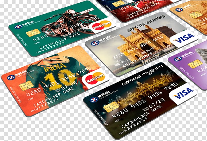Debit card Payment card Credit card Kotak Mahindra Bank, Card Banner transparent background PNG clipart