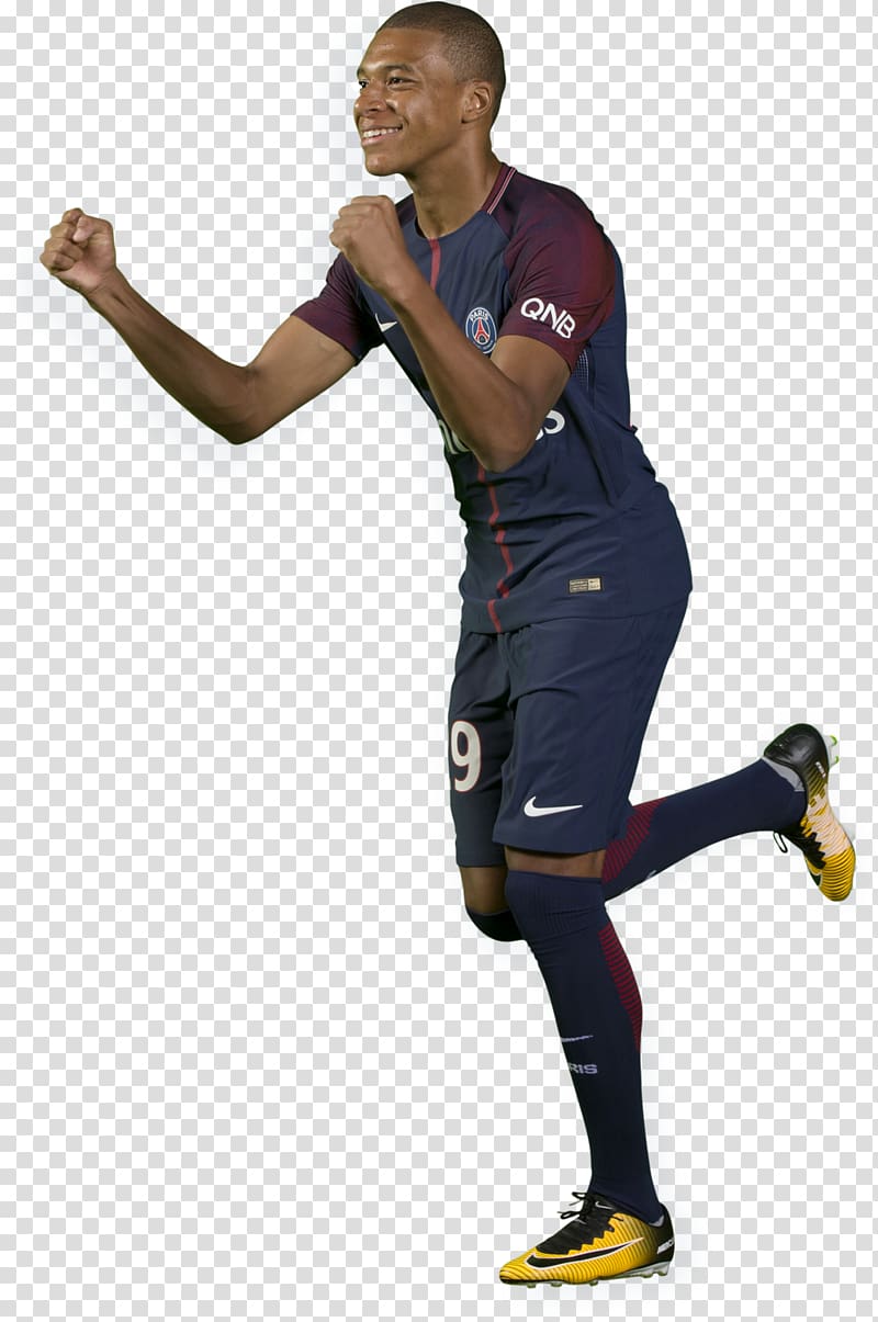 Kylian Mbappé Paris Saint-Germain F.C. France Ligue 1 Football player Team sport, Kylian Mbappe transparent background PNG clipart
