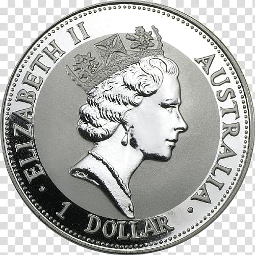 Silver coin Perth Mint Australian Silver Kookaburra, coin transparent background PNG clipart