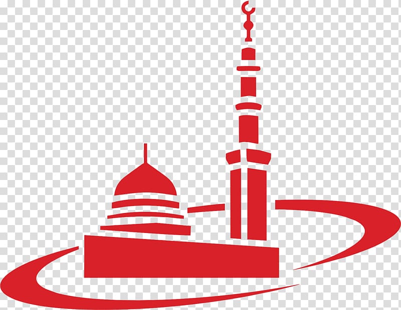 red mosque illustration, Al-Masjid an-Nabawi Mecca Mosque , mosque hassan 2 transparent background PNG clipart