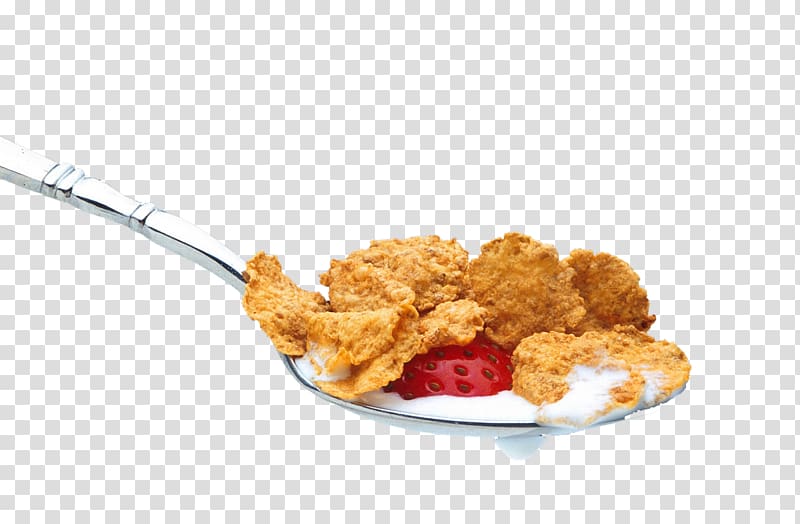 Breakfast cereal Chicken nugget Muesli, Breakfast food transparent background PNG clipart