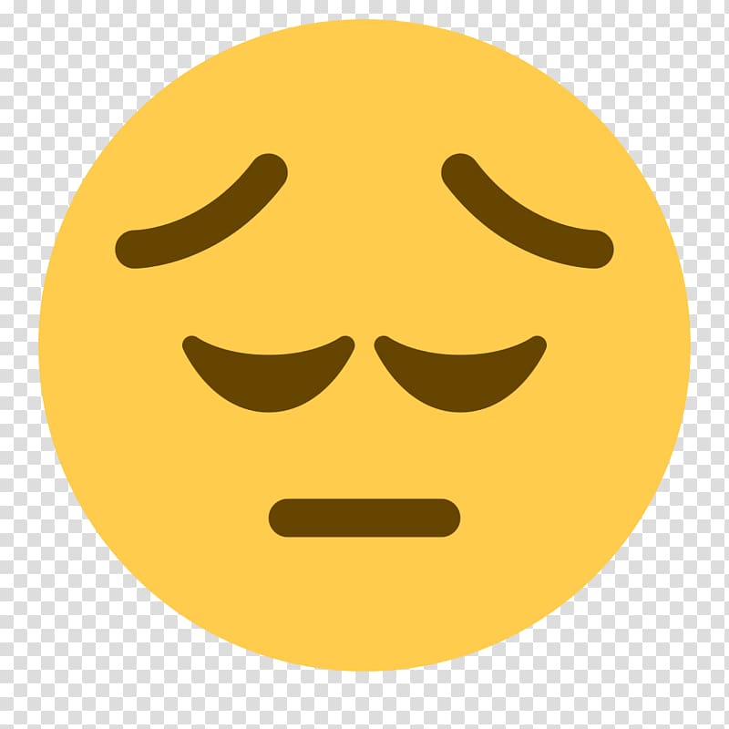 Emoji Smiley Face Smirk, sad emoji transparent background PNG clipart