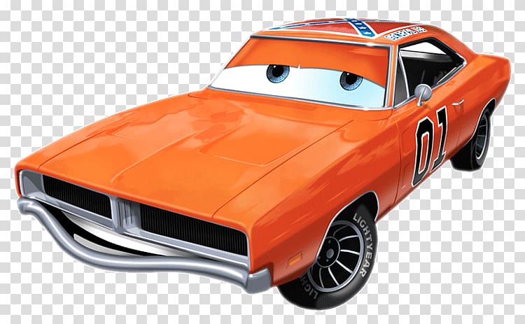 General Lee Cars Lightning McQueen Bumblebee Dodge Charger, General Lee transparent background PNG clipart