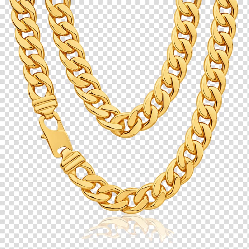 gold-colored Cuban chain necklace illustration, , Thug Life Gold Chain transparent background PNG clipart