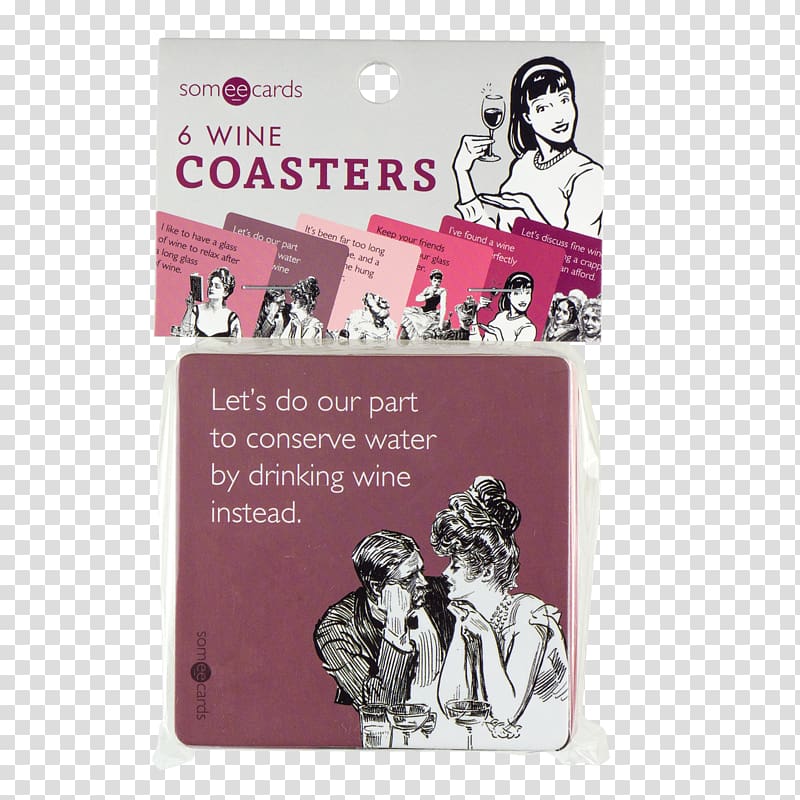 Wine label Alcoholic Beverages Wine Themed Someecards Coasters, wine coasters transparent background PNG clipart