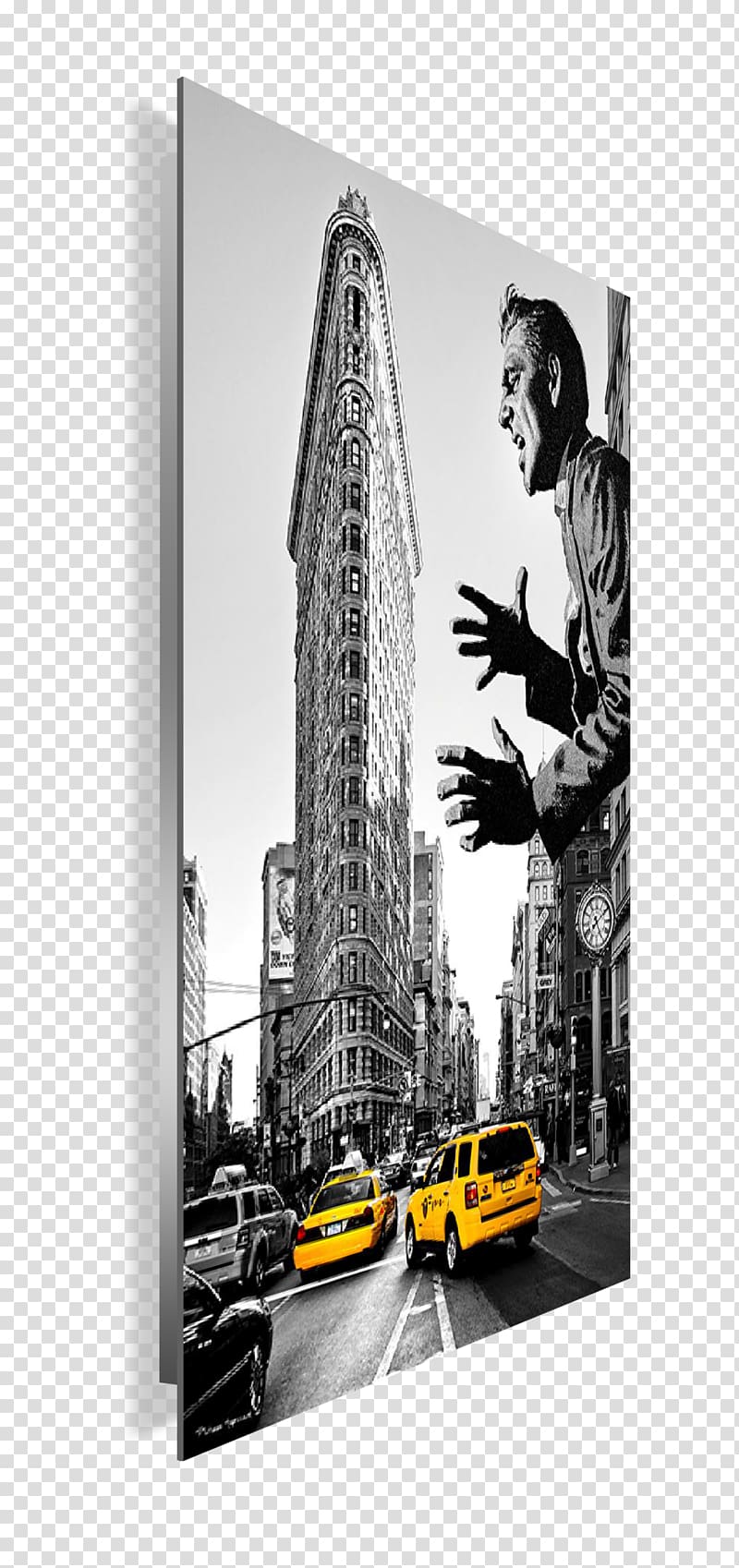Flatiron Building Fifth Avenue Taxi Yellow cab, taxi transparent background PNG clipart