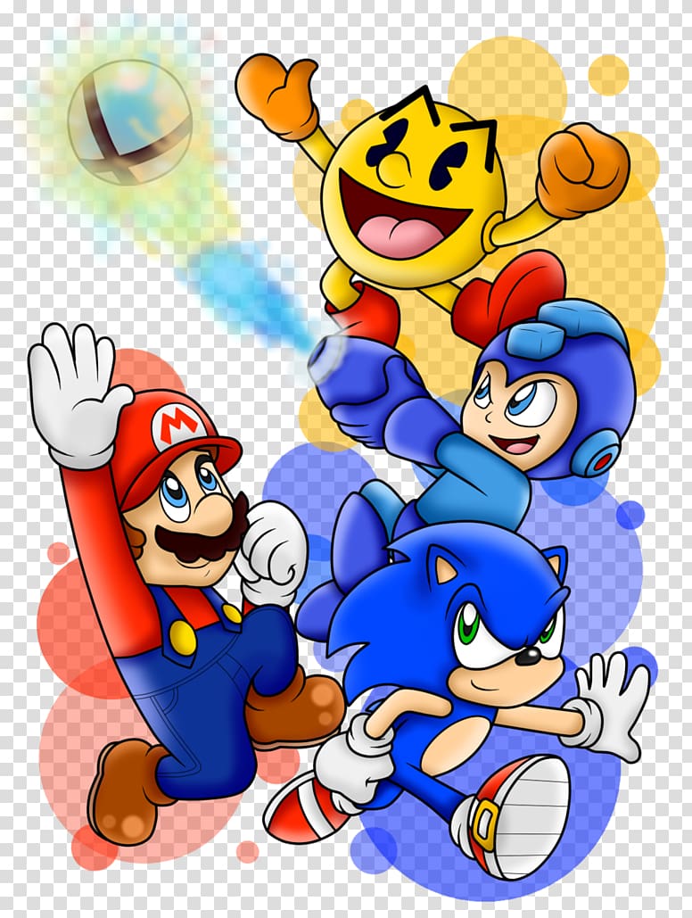 Mario & Sonic at the Olympic Games Pac-Man Vs. Rayman Legends, megaman transparent background PNG clipart