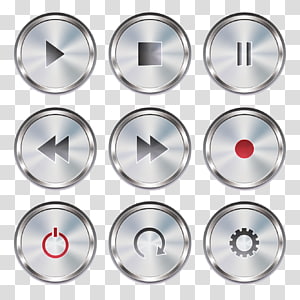 Buttons , red button transparent background PNG clipart