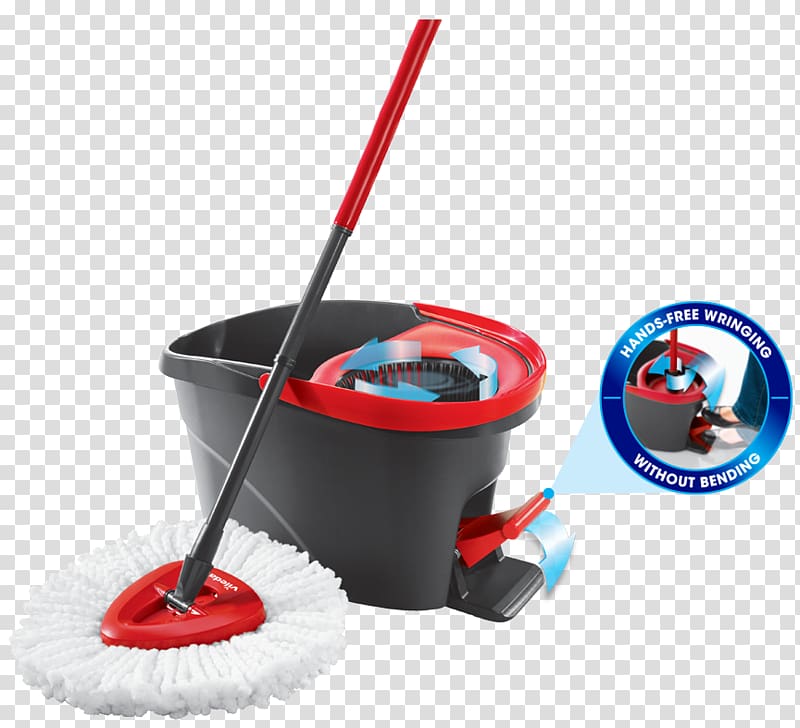Mop bucket cart Floor cleaning Cleaner, bucket transparent background PNG clipart