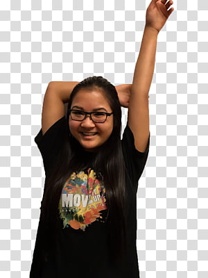 T-shirt Thumb Sleeve Shoulder Glasses, T-shirt transparent background PNG clipart thumbnail