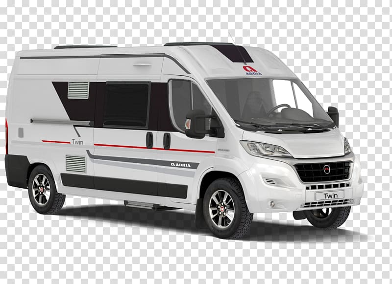 Campervans Car Adria Mobil Fiat Ducato, car transparent background PNG clipart