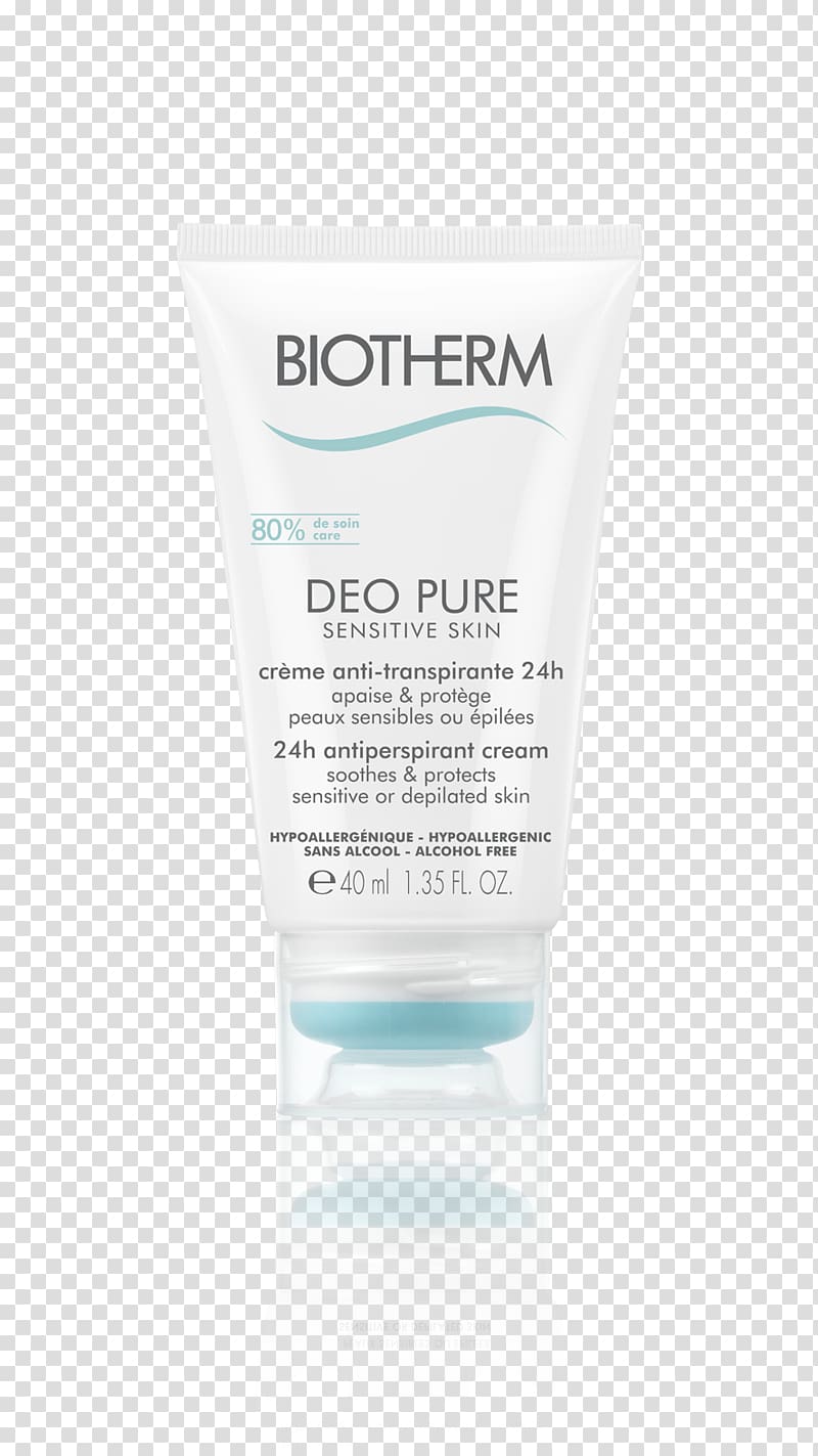 Cream Lotion Deodorant Gel Sensitive skin, biotherm transparent background PNG clipart