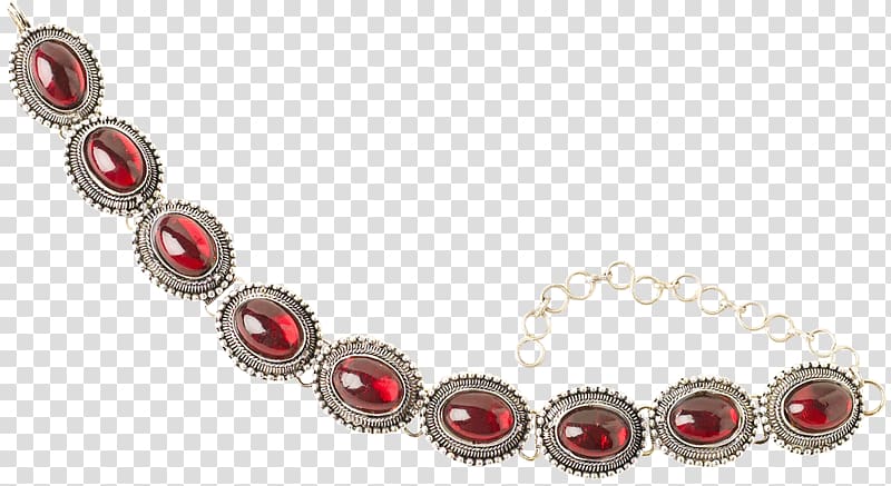 Necklace Earring Ruby Jewellery Ball chain, necklace transparent background PNG clipart