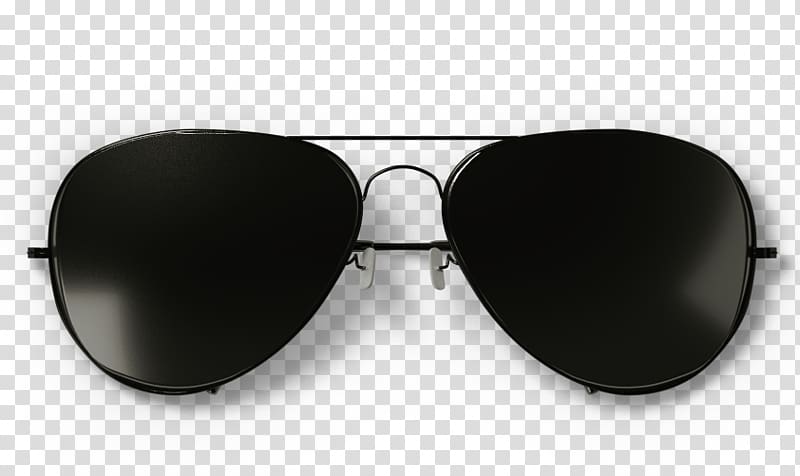 black framed Aviator-style sunglasses on blue surface, Sunglasses Computer file, Black sunglasses transparent background PNG clipart