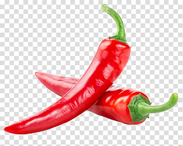 two red chilis, Chili pepper Doner kebab Capsicum Capsaicin Chillis, Red pepper transparent background PNG clipart