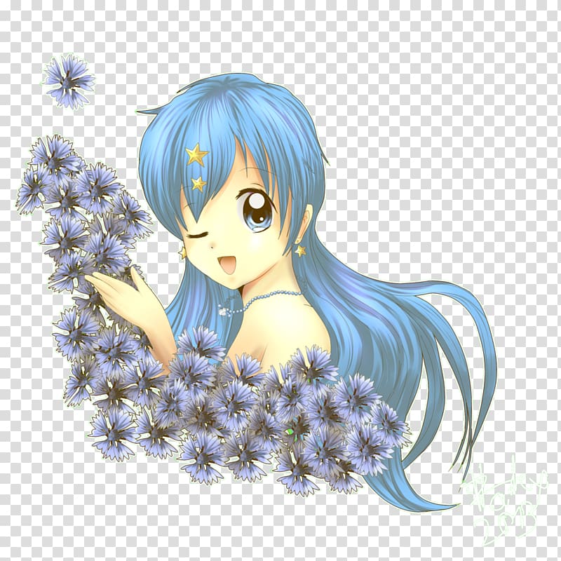 Drawing Work of art, cornflower transparent background PNG clipart