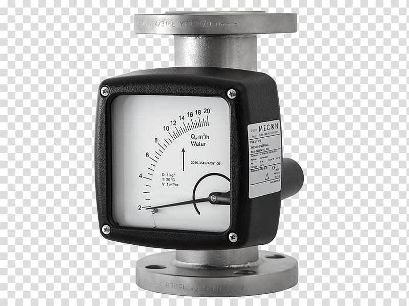 Rotameter Flow measurement Water metering Durchflussmesser Volumetric flow rate, Flow meter transparent background PNG clipart