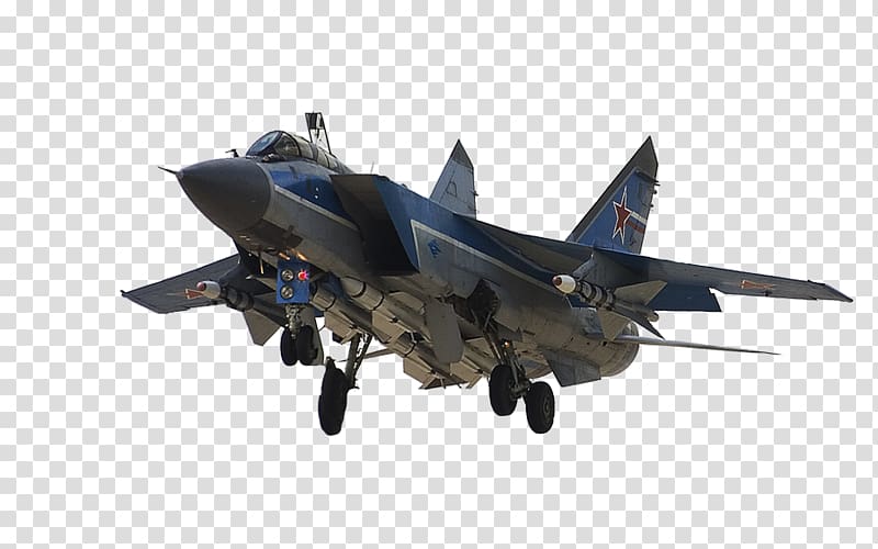 Mikoyan MiG-31 Russia Mikoyan-Gurevich MiG-25 Aircraft, Russia transparent background PNG clipart