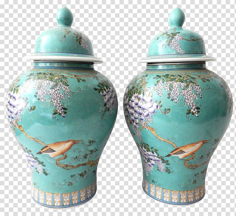 Vase Ceramic Blue and white pottery Urn, wisteria floribunda transparent background PNG clipart