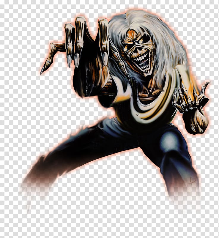 female zombie illustration, The Number of the Beast Iron Maiden Heavy metal The Trooper Best of the Beast, others transparent background PNG clipart