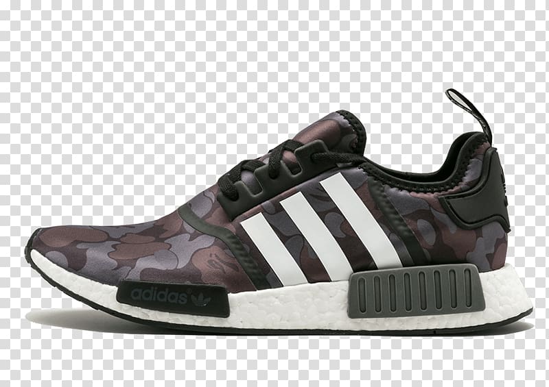 Adidas NMD R1 BAPE Green Camo Nomad Runner BA7326, Many Sizes Sports shoes A Bathing Ape, adidas transparent background PNG clipart