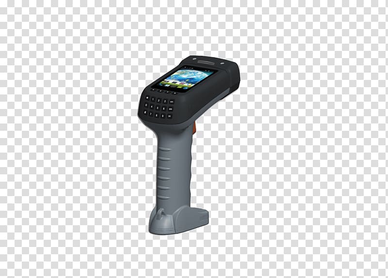 Radio-frequency identification Barcode scanner Low frequency Longwave, Black has a bar code scanner transparent background PNG clipart