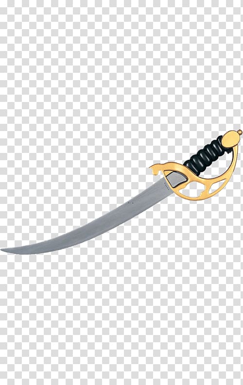 Weapon Cutlass Sword Sabre Piracy, Sword transparent background PNG clipart