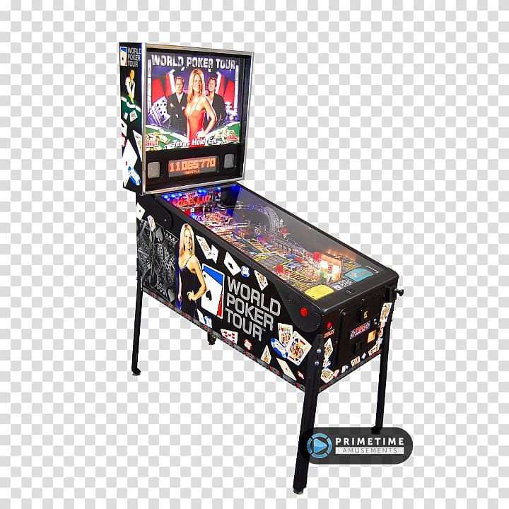 Arcade game Visual Pinball World Poker Tour Stern Electronics, Inc., Pinball transparent background PNG clipart