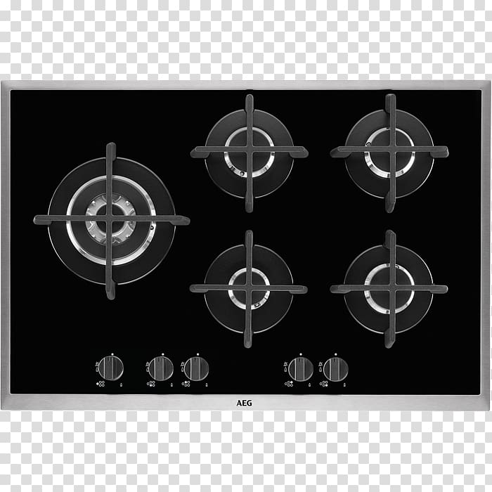 Cooking Ranges Glass Gas Oil burner Cast iron, elegant frame transparent background PNG clipart