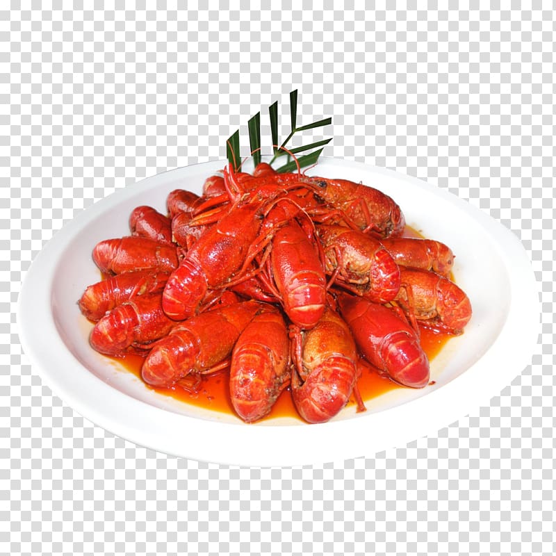 Lobster Chinese cuisine u5317u4eacu679cu812f Palinurus elephas Food, Spicy Lobster transparent background PNG clipart