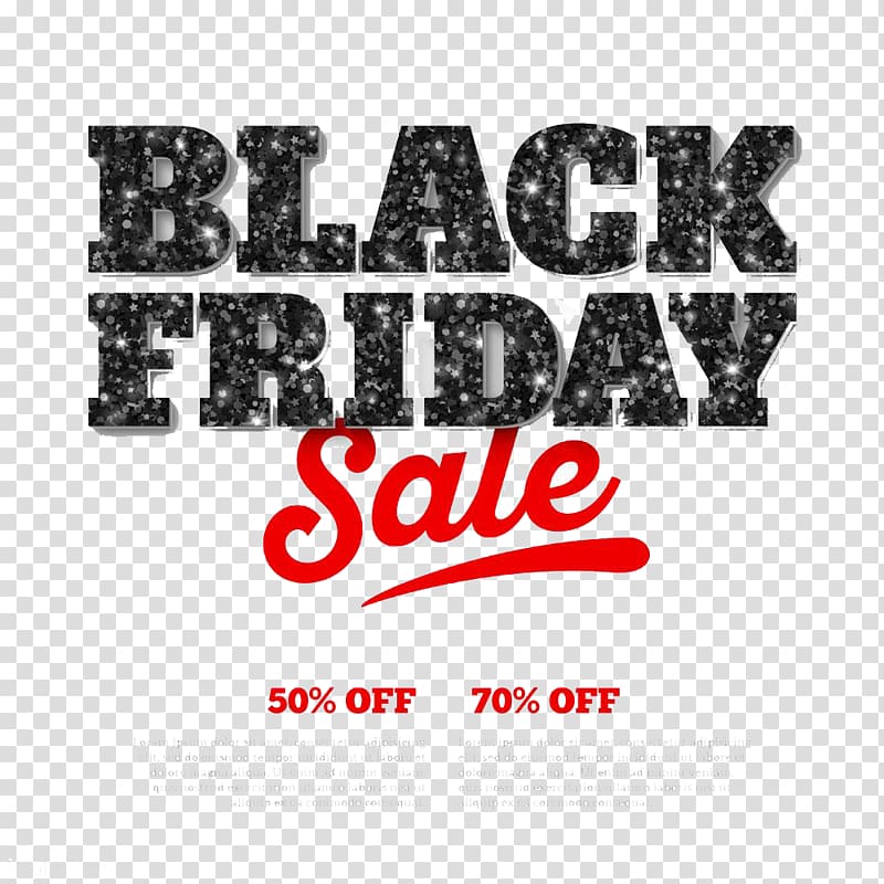 Black Friday Font, Black Friday poster HD buckle material transparent background PNG clipart